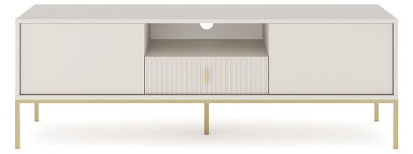 TV stolek/skříňka Magara 2D1S (kašmír + zlatá)