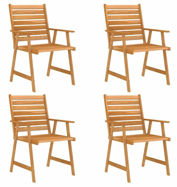 5dílný zahradní jídelní set masivní akáciové dřevo 3057843