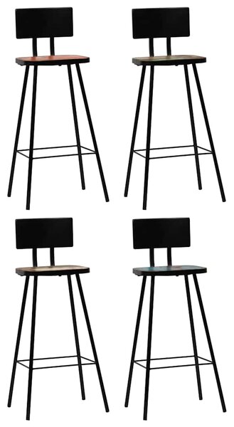 5dílný barový set bílý 3057833