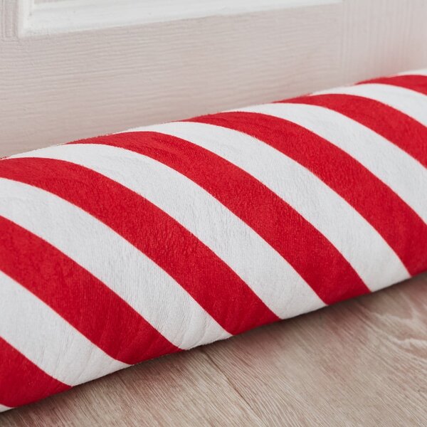 Červená/bílá ochrana proti průvanu 20x90 cm Candy Cane – Catherine Lansfield