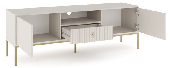 TV stolek/skříňka Magara 2D1S (kašmír + zlatá)