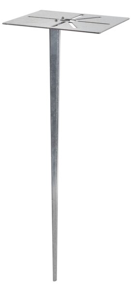 Moderní venkovní lampa tmavě šedá s kouřem 45 cm - Malios