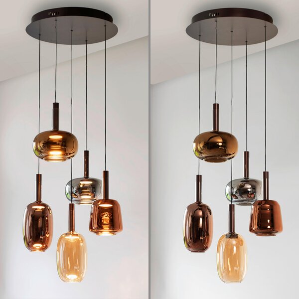 ZÁVĚSNÉ LED SVÍTIDLO, 55/55/200 cm - Závěsná světla