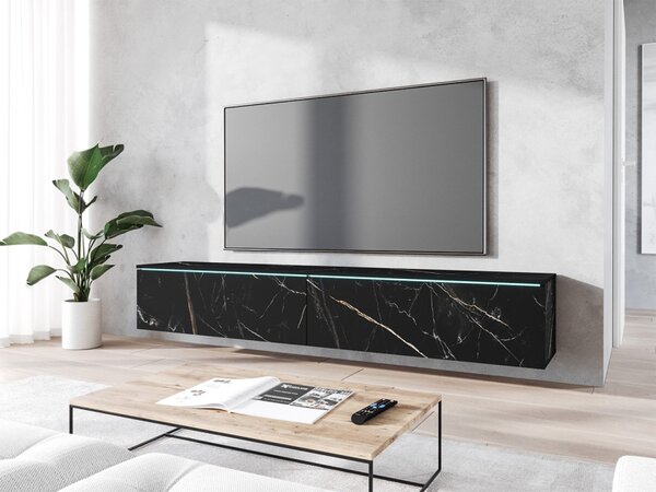 TV stolek Dlone 180, Barva: san sebastian, Osvětlení: osvětlení LED - bílé 5903211316753