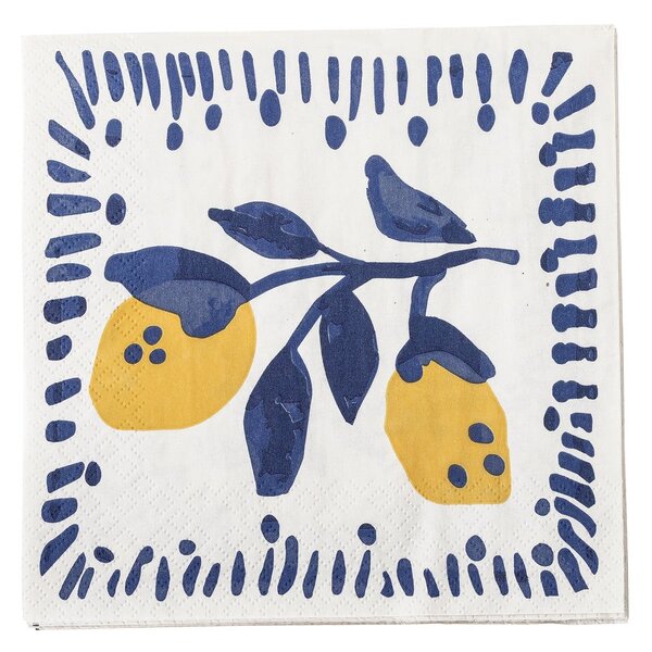 Papírové ubrousky v sadě 20 ks 33x33 cm Maxima – Bloomingville
