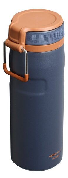Tmavě modrá termoska z nerezové oceli 470 ml IceFlow™ Bottle Twist Flip Twilight – Stanley