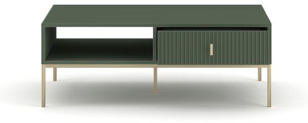 Konferenční stolek Magara 29 (kouřově zelená + zlatá)
