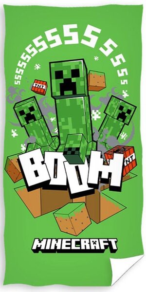 › Dětská osuška Minecraft Creeper Boom