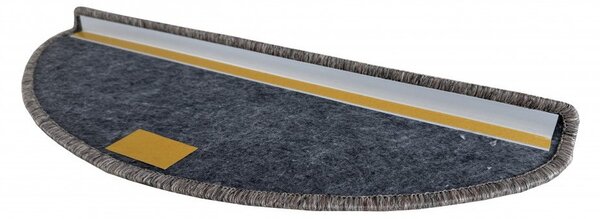 Vopi Nášlapy na schody Nature NEW hnědá půlkruh, samolepící - 24x65 půlkruh (rozměr včetně ohybu)