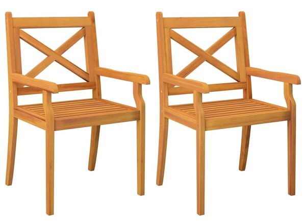 3dílný zahradní jídelní set masivní akáciové dřevo 3057997