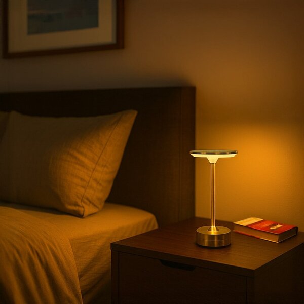 Stolní LED lampa Tavolo, 1x LED 2,5w, 3000-6000k, g