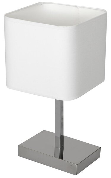 Stolní lampa Napoli, 1x bílé textilní stínítko