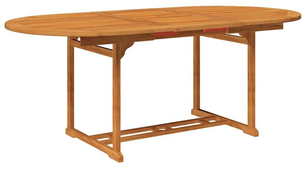 5dílný zahradní jídelní set masivní akáciové dřevo 150-200 cm 3058011