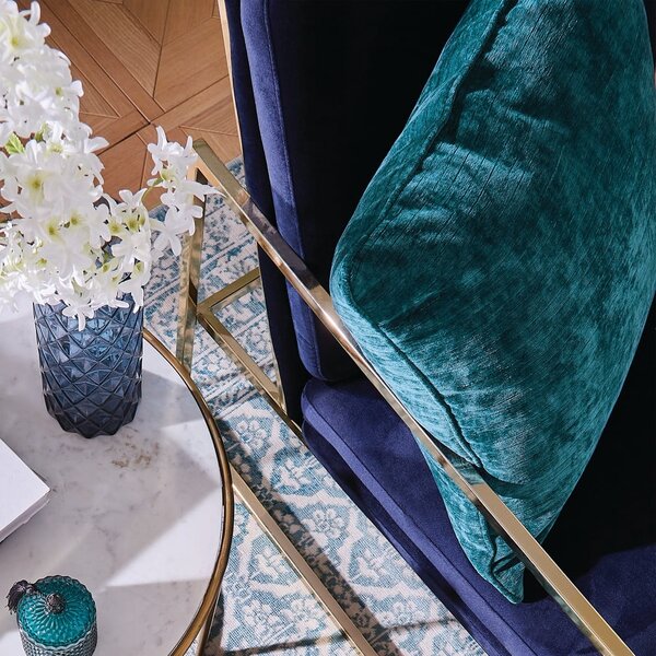 Dekorační polštář z žinylky 55x55 cm Selene Luxury Chenille – Hyperion