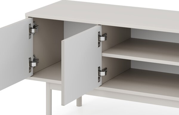 TV skříňka – WIP – Manzat 1 (kašmír + zlaté úchytky)