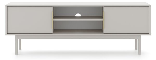 TV stolek/skříňka – WIP – Vintana TV (kašmír + zlaté úchytky)
