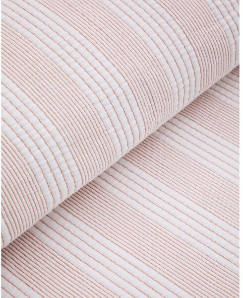 Červený/bílý bavlněný prošívaný přehoz 240x260 cm Macie – Kave Home