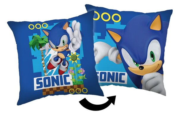 Dětský polštářek 40x40 cm Sonic – Jerry Fabrics