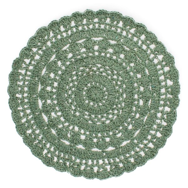 Prostírání s příměsí bavlny ø 35 cm Crochet – Rex London