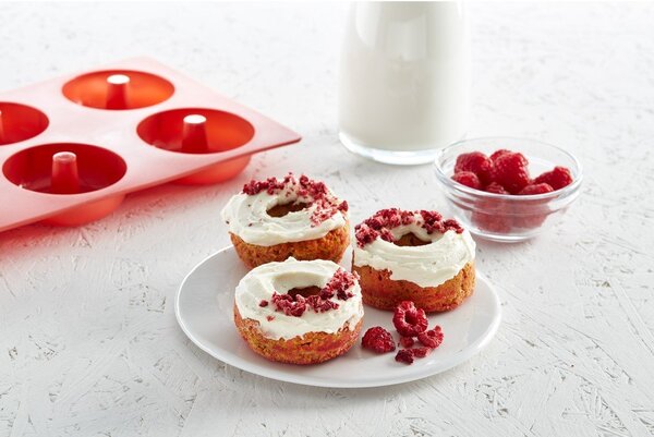 Silikonová forma na pečení donutů 17,5x30,5 cm – Lékué
