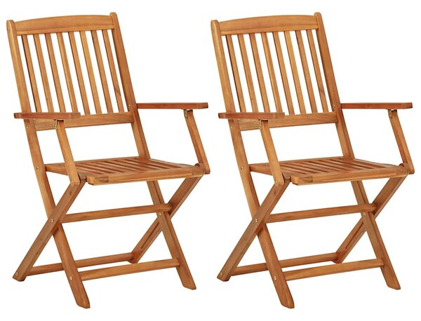 3dílný skládací zahradní jídelní set masivní akáciové dřevo 3058255