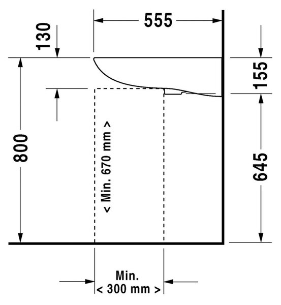Duravit D-Code - Umyvadlo 600x550 mm, s přepadem, bílá 2312600002