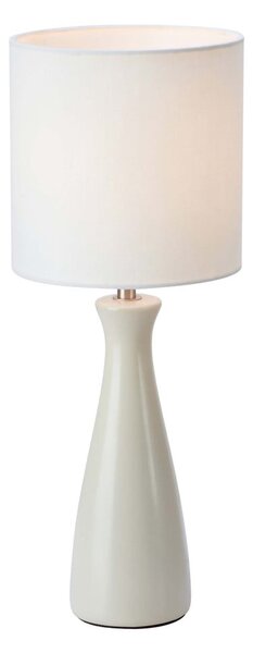 Krémová stolní lampa s textilním stínidlem (výška 42 cm) Birillo – Markslöjd