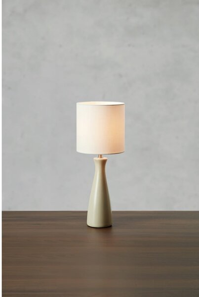 Krémová stolní lampa s textilním stínidlem (výška 42 cm) Birillo – Markslöjd
