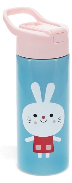 Světle modrá nerezová dětská lahev 500 ml Lottie & Friends – Rex London