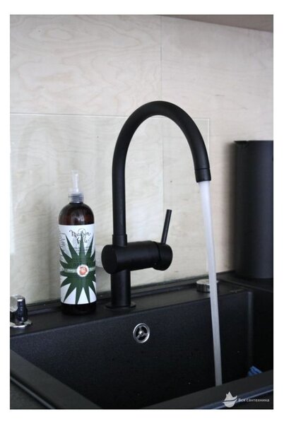 GROHE Minta - Páková dřezová baterie, DN 15, velvet black - černá 32917KS0