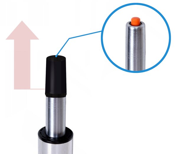 Kadeřnická a kosmetická stolička GAMMA – černá