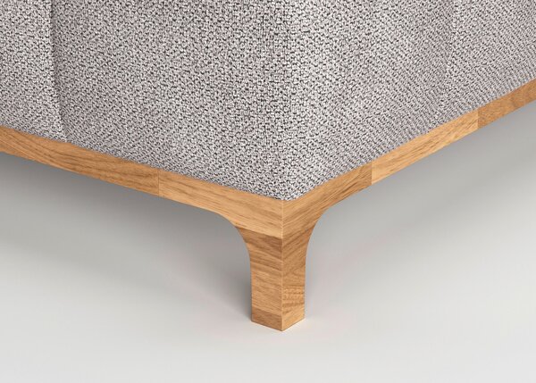 POSTEL BOXSPRING, 160/200 cm, šedohnědá MID.YOU - Manželské postele, Online Only