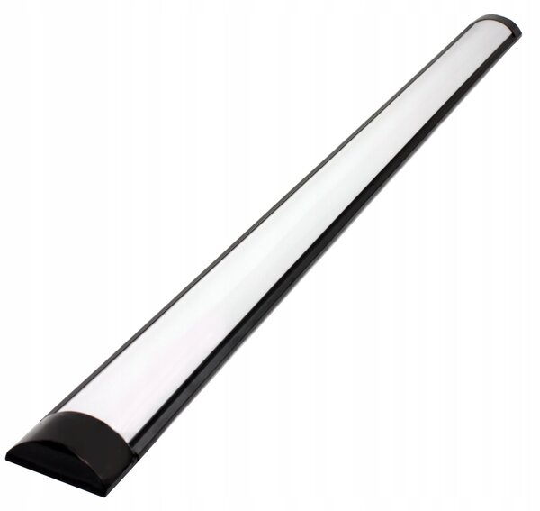 4x LED garážová lampa 120cm 36W 3600lm černá 4500k BERGE