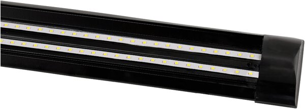 4x LED garážová lampa 120cm 36W 3600lm černá 4500k BERGE