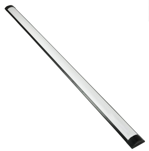 4x LED garážová lampa 120cm 36W 3600lm černá 4500k BERGE