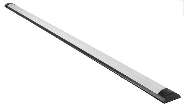 4x LED garážová lampa 120cm 36W 3600lm černá 4500k BERGE