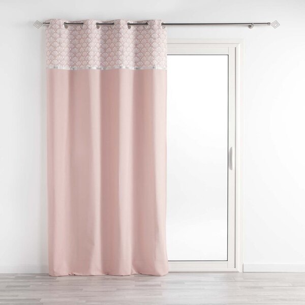 Světle růžový bavlněný závěs 140x240 cm Artchic – douceur d'intérieur