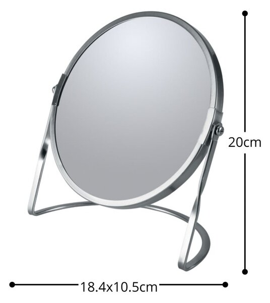Kosmetické zvětšovací zrcadlo (zvětšení 5x) ø 18 cm Akira – Spirella