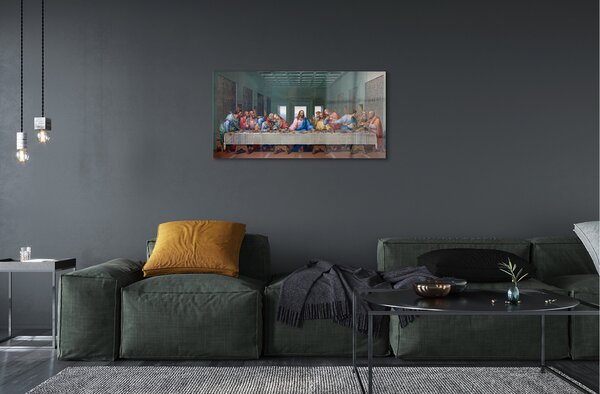 Obraz na skle Art poslední večeře 100x50 cm 2 Přívěsky