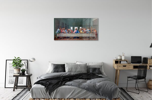 Obraz na skle Art poslední večeře 100x50 cm 2 Přívěsky