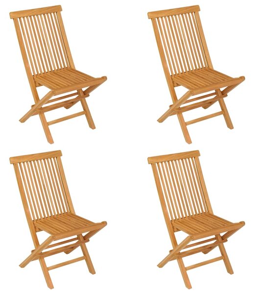 5dílný zahradní jídelní set masivní teakové dřevo 3059581