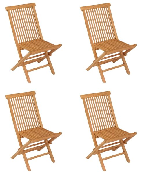 5dílný zahradní jídelní set masivní teakové dřevo 3059601