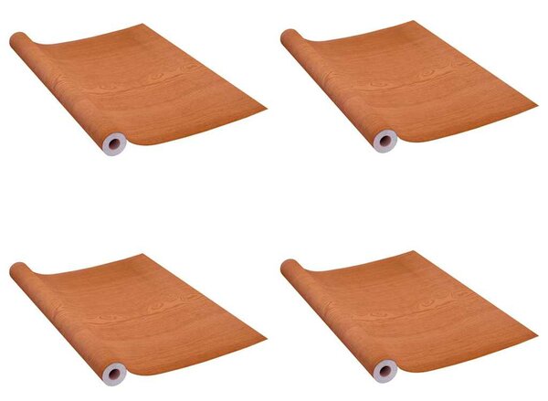 Samolepící tapety na dveře 4 ks světlý dub 210 x 90 cm PVC 3059645