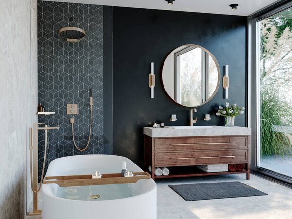 Hansgrohe AddStoris Q - Nádobka na ústní hygienu, chrom 41749000