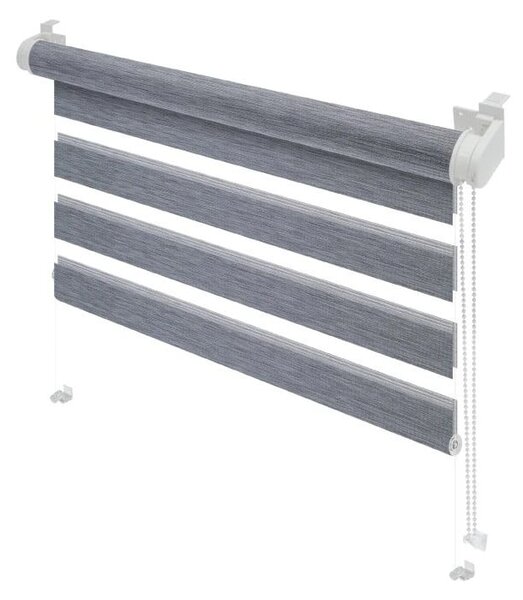 Šedá roleta den a noc 42,5x150 cm Zebra Natur – Gardinia