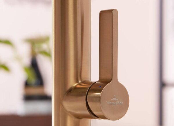 Villeroy & Boch Finera - Dřezová baterie stojánková, otočné rameno, bronz 92700004