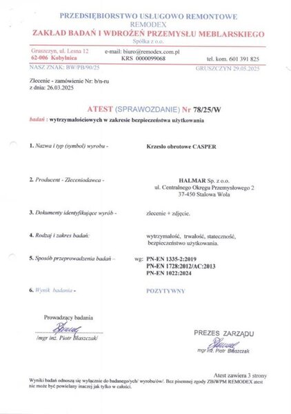 Kancelářská židle Capor (černá)