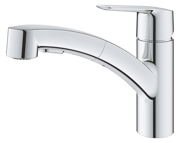 GROHE Start - Páková dřezová baterie s výsuvnou sprchou, chrom 30307001