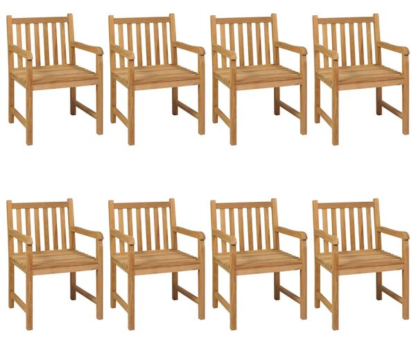 9dílná zahradní jídelní sada 200 x 100 cm masivní teakové dřevo 3059948