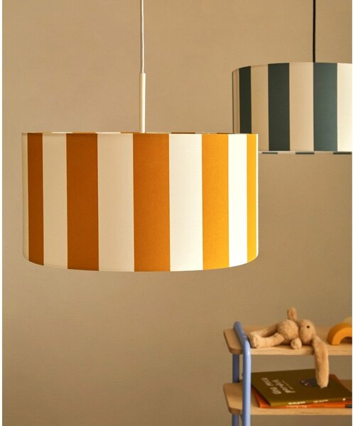 Žluté/bílé dětské stínidlo ø 40 cm Ciral – Kave Home